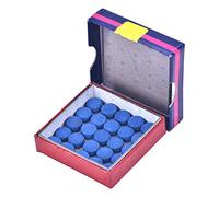 Puntas de Billar, 50 Unidades Alta Dureza Plástico Compatible 13mm, Accesorios Taco para Jugadores Hogar Bares Clubes