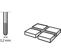 Puntas de carburo para eliminación de lechada BOSCH de 3,2 mm
