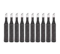 Puntas de cautín para soldador, 10 piezas, puntas de cautín duraderas y resistentes a altas temperaturas para estaciones de soldadura de la serie 900M T 4C 936 937 938, material
