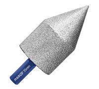 Puntas de Chaflán de Diamante 35 mm Broca Fresado Diamantes Mango Hexagonal Biselado Fresas de Rectificado para Agrandar y Forma a Agujeros Existentes en Cerámica Mármol Granito Artificial Rosca