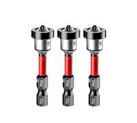 Puntas De Destornillador De Posicionamiento Magnético S2, Tornillo For Paneles De Yeso For Placas De Yeso, Broca De Localización, Herramientas De Perforación De Cabeza Por Lotes(3pcs)