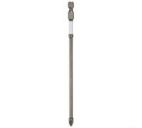 Puntas de destornillador PH2 de doble cabeza magnética de 1/4 pies, vástago hexagonal, diseñadas para destornilladores eléctricos y manuales, taladros (150 mm)
