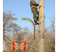 Puntas de escalada de árboles de acero al carbono, 9, 11, 13, 15, 17, 19, 21, 23 pulgadas, equipo portátil para trepar árboles, 1 par para recoger frutas, cocos, puntas de escalada para postes de