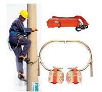 Puntas de escalada de árboles de acero al carbono, escaladores de madera ajustables para una cosecha segura de frutas y cocos, equipo robusto para trepar árboles