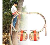 Puntas de escalada de árboles para grandes alturas, equipo de escalada de acero inoxidable con dientes de sierra antideslizantes para talar, herramienta robusta para trepar árboles modelo 400