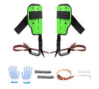 Puntas de escalada para árboles: espuelas de escalada antideslizantes, herramienta de árbol ajustable | Soportes de escalada de árbol de pie cómodos de 1,18 pulgadas con hebillas de , seguro para