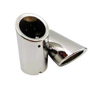 Puntas de Escape Para Serie 7 Para 730li Para 740ld Para F01 Para F02 2009 2010 2011 2012 2013 2014 Extremo Del Silenciador Para Coche Tubo de Escape de Coche(Silver 1 pair)