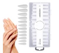 Puntas de extensión de uñas, puntas de acrílico,Top de uñas postizas ultrafinas de 240 piezas - Juego de extensiones de uñas fáciles de 12 tamaños, puntas de uñas francesas, puntas para uñas a me