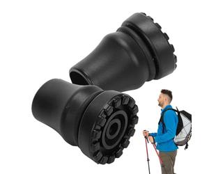 Puntas de goma para bastones, muletas, 2 unidades