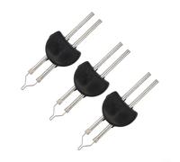 Puntas de herramientas de calefacción para atar moscas, diseñadas para una eliminación eficaz de fibra y aplicaciones de pegamento caliente, compatible con herramientas de cautery (3 piezas)