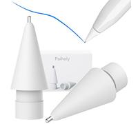 Puntas de lápiz Apple mejoradas, Control preciso de Punta Fina, Compatible con Apple Pencil de 1ª y 2ª generación/iPad Pro, Blanco, Paquete de 2