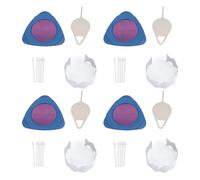 Puntas de Lápiz Capacitivo, Juego de Repuesto de Punta de Lápiz, Fácil Instalación Sensible para Note 10 (Todo Blanco)