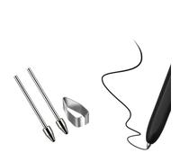 Puntas de lápiz para Remarkable 2 Paper Tablet Marker Plus Stylus - Durable aleación de titanio metal puntas de repuesto 4096 sensibilidad a la presión y soporte de inclinación (2 unidades)