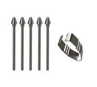 Puntas de metal plateado para lápiz capacitivo para Samsung Galaxy Tab S11 S9+ S8 para Ultra S7 Plus S6 - para kit de reemplazo de puntas de bolígrafo S