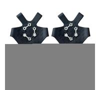 Puntas De Nieve para Zapatos - 10 Puntas De Tracción Antideslizante | Crampones De Tracción para Nieve,para Trabajo Al Aire Libre Senderismo Caminata Escalada Alpinismo por La Mañana