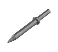 Puntas de pala de acero de alto rendimiento para uso de martillo neumático, puntiagudo, plano, con muescas, en forma de V y media luna para todas las tareas (A)