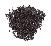 Puntas de Pegamento de Queratina, Gránulo de Pegamento de Queratina de Resina Negra de 100 G, Gránulo de Adhesión de Fusión en Caliente Profesional Seguro para Extensión de Cabello