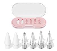 Puntas de repuesto para Apple Pencil Pro, puntas de lápiz Apple para Apple Pencil USB-C/2ª generación/1ª generación, puntas de lápiz Apple resistentes al desgaste con caja de almacenamiento, puntas de