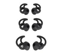 Puntas de Repuesto para Auriculares de Silicona Suave, Cubiertas para Auriculares Bose, para Auriculares Deportivos, 3 Pares, S/M/L (Black)