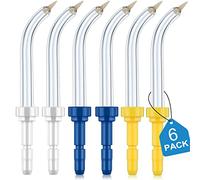 Puntas de repuesto para irrigadores periodontales Waterpik, puntas de repuesto para irrigadores bucales Waterpik (como WP-100) y otras marcas de irrigadores orales (6 puntas periodontales)
