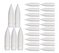 Puntas De Repuesto Para Marcadores De Pintura Acrílica | Paquete De 25 Bolígrafos Universales De Punta Fina De Nailon | Puntas De Recambio De Pincel Suave Para Dibujar, Escribir, , Trabajos De D