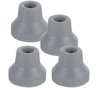 Puntas de repuesto para muletas para personas mayores, para escalada al aire libre, 4 unidades