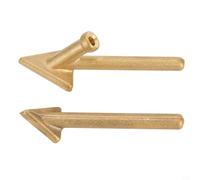 Puntas de repuesto para soldador de plástico de 80 W, 2 boquillas de acero para reparación de parachoques automático TPO TEO PP con resistencia al calor de 198.9 °C a 480.0 °C