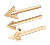 Puntas de repuesto para soldador de plástico de 80 W, juego de 3 piezas para reparación de parachoques TPO TEO PP, elemento calefactor de acero con alta resistencia y calentamiento rápido a