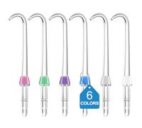 Puntas de repuesto profesionales para irrigador dental Waterpik - 6 puntas de prótesis dentales para implantes