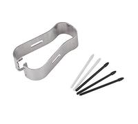 Puntas de Repuesto, Stylus S Puntas de lápiz Conjunto de Herramientas de Recarga de Plumas Puntas de reemplazo universales Suaves para Note 8/9 Tab S3 / 4(Negro)