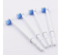 LEZHISNUG Puntas de repuesto compatibles con Waterpik Water Flosser; 4 puntas de cabezal de cepillo; para Waterpik Aquarius Water Flosser; cabezales de cepillo para WP-667 WP-660 WP-100 WP-900 WP-580