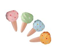 Puntas de riego de plantas, ayudas de riego para plantas, juego de 4 unidades, sistema de riego de arcilla, dispensador de plantas, ayuda para regar plantas de interior, macetas, riego de vacaciones