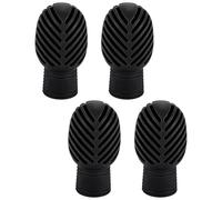 Puntas de silencio de batería - Punta de práctica silenciosa para baquetas de silicona | 4 piezas de cubierta de sonido de silencio | Consejos de práctica silenciosa para baquetas de batería |