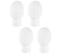 Puntas de silencio para baqueta, 4 amortiguadores de tambor silenciosos, cubierta de sonido de silencio, fundas protectoras de mazo de baqueta de tambor de silicona, puntas de baqueta para práctica