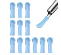 Puntas de silicona para orejas - 1,2 x 0,35 cm, cabezales de repuesto para eliminación de, limpiador de orejas reutilizables, juego de accesorios de repuesto para otoscopio | 12 piezas para