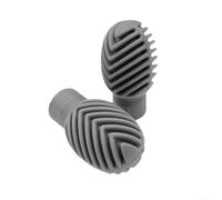 Puntas de silicona silenciosas para tambores silenciosos, accesorio de percusión de cabeza de martillo de goma suave, 33 mm (C)