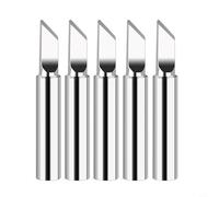 Puntas de soldador 900M-T, 5 piezas para kit de núcleo de cobre premium para estación de soldadura eléctrica, resistente a la oxidación, larga vida útil para soldadura de paso fino, múltiples modelos