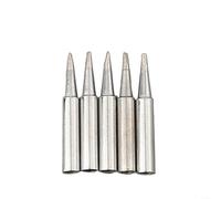 Puntas de soldador, 900M-T Juego de 5 puntas de soldadura de cobre para trabajo, puntas de repuesto compatibles con paso estrecho de baja temperatura (900M-T-1.6D)