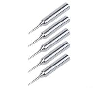 Puntas de soldadura de cobre 900MT, paquete de 5 para soldadura electrónica precisa y baja temperatura, adecuadas para hierros de la serie T de 900 M (900M-T-1C)