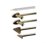 Puntas de Soldadura para Plástico, Cabeza Triangular de Cobre para Reparación y Alisado, Accesorios Compatibles con Herramientas Comunes