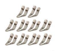 Puntas de soldadura triangulares curvadas 10pcs cabeza lisa para mejorar sus capacidades de reparación de plástico