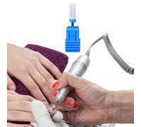 Puntas de taladro de uñas | uñas para taladro | Brocas de cerámica de a portátiles para uso en el hogar, de cutícula con cabeza de fresa giratoria