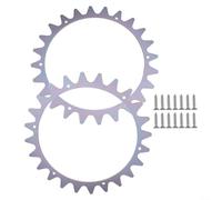 Puntas de tracción robóticas de acero inoxidable con tornillos para WORX para Landroid S/M Series Accesorios para cortacésped para mejorar el agarre de la rueda en césped húmedo y terreno montañoso