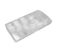 Puntas de Uñas, 500 Piezas Profesional Salón en el Hogar Puntas de Uñas Transparentes Portátiles Juego de Uñas Postizas Transparentes DIY Puntas de Uñas para Puntas de Uñas