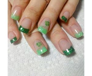 Puntas De Uñas Cuadradas Pegamentos Falsos Para Pegar En Día De Patricio Pegamentos Acrílicos Artificiales Para Mujeres Transparentes