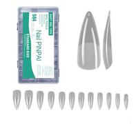 Puntas De Uñas Gel Cubiertas Completas Falsas Mate Postizas Para Extensiones Prensa Sobre Puntas Uñas Gel Suave Acrílico Artificial