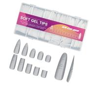 Puntas de uñas reutilizables a presión, no requieren lijado, arte ABS flexible para mezclar sin problemas y un uso prolongado, comodidad y presión fina