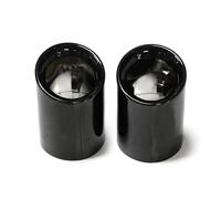 Puntas Escape Coche Silenciador Cubierta Embellecedora Acero Inoxidable Pieza Para BMW X3 G01 30i X4 G02 2019-2022(BLACK)