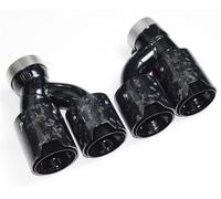 Puntas Escape Silenciador Para 2018 A 2023 Para 5 Series G30 G31 Mejora Del Tubo De Escape Boquilla Punta Silenciador Negra Fibra Carbono Forjada(Carbon fiber f)