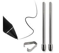 Puntas finas de aleación de titanio compatibles con Wacom Pro Pen 2, puntas inoxidables de repuesto para WACOM Cinitq 16 DTK1660, Intuos Pro PTH660 Wacom Cintiq Pro DTH2420, 2 unidades